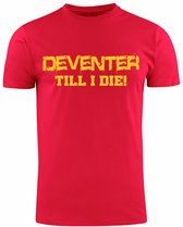 Deventer Till i Die Rood T-shirt