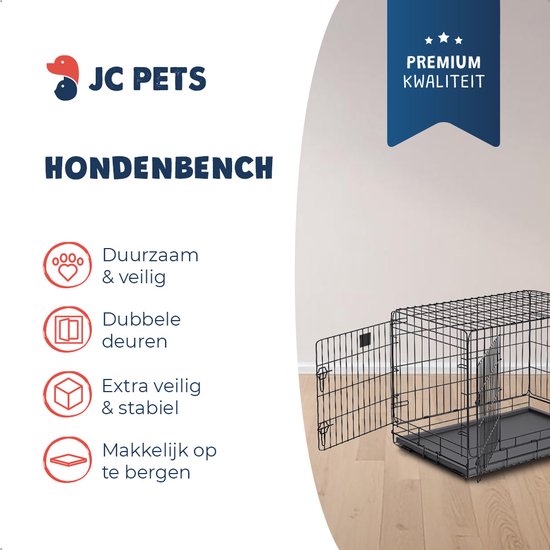 Hondenbench XXL 136cm | Grootste bench voor uw hond