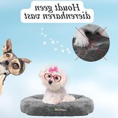 Klein waterdicht hondenbed - Kattenbed - Hondenmand van krasbestendig materiaal - Hypoallergeen en antislip - S 45 cm x 12 cm - Grijs