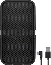 15W Qi draadloze autolader - snelle inductieve oplader met mobiele telefoonhouder