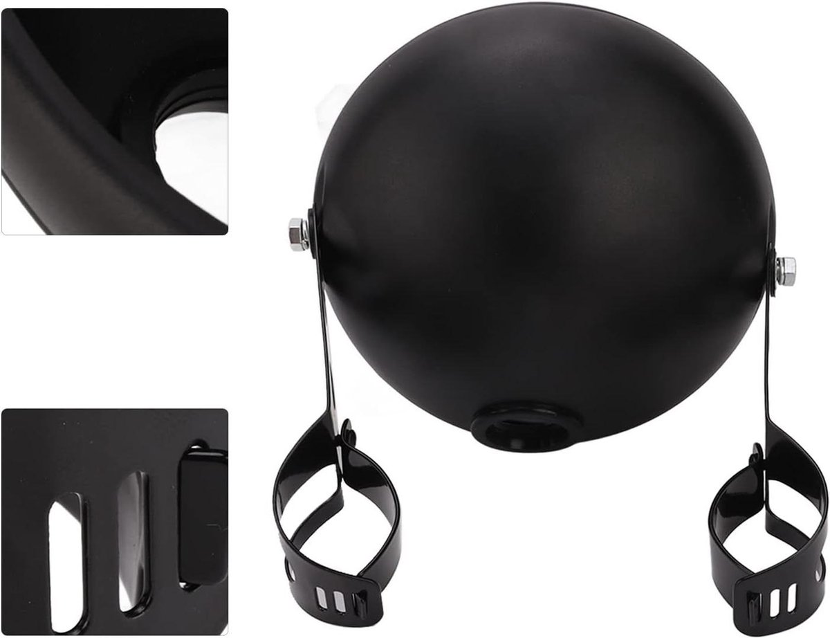 Koplamp Behuizing 7in Metaal Emmer Mount Universeel Voor LED Koplamp 38-51mm Vork Buizen