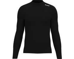 Omslag van Heren sport top met lange mouwen - Merino Blend - Merino wollen thermoshirt - heren thermo ondergoed - XL - Zwart