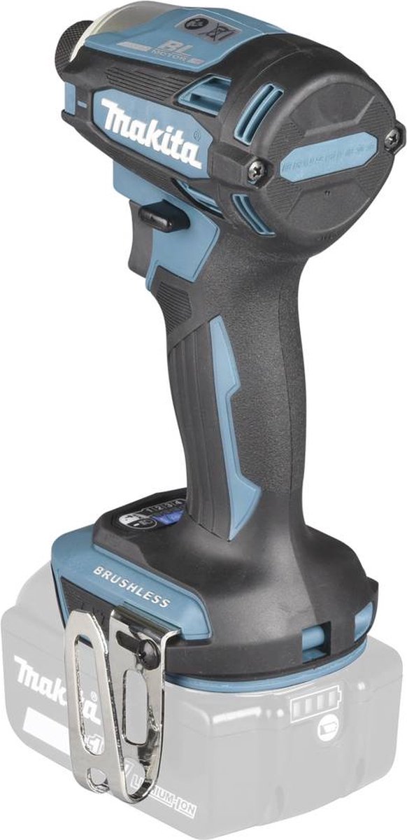 Draadloze slagmoersleutel, borstelloos, compatibel met Makita 18 V (zonder accu) | 1/2 inch 1000 Nm elektrische slagschroevendraaier met 6 slagmoeren voor auto en huis Draadloze slagmoersleutel, borstelloos, compatibel met Makita 18 V (zonder accu) | 1/2 inch 1000 Nm elektrische slagschroevendraaier met 6 slagmoeren voor auto en huis