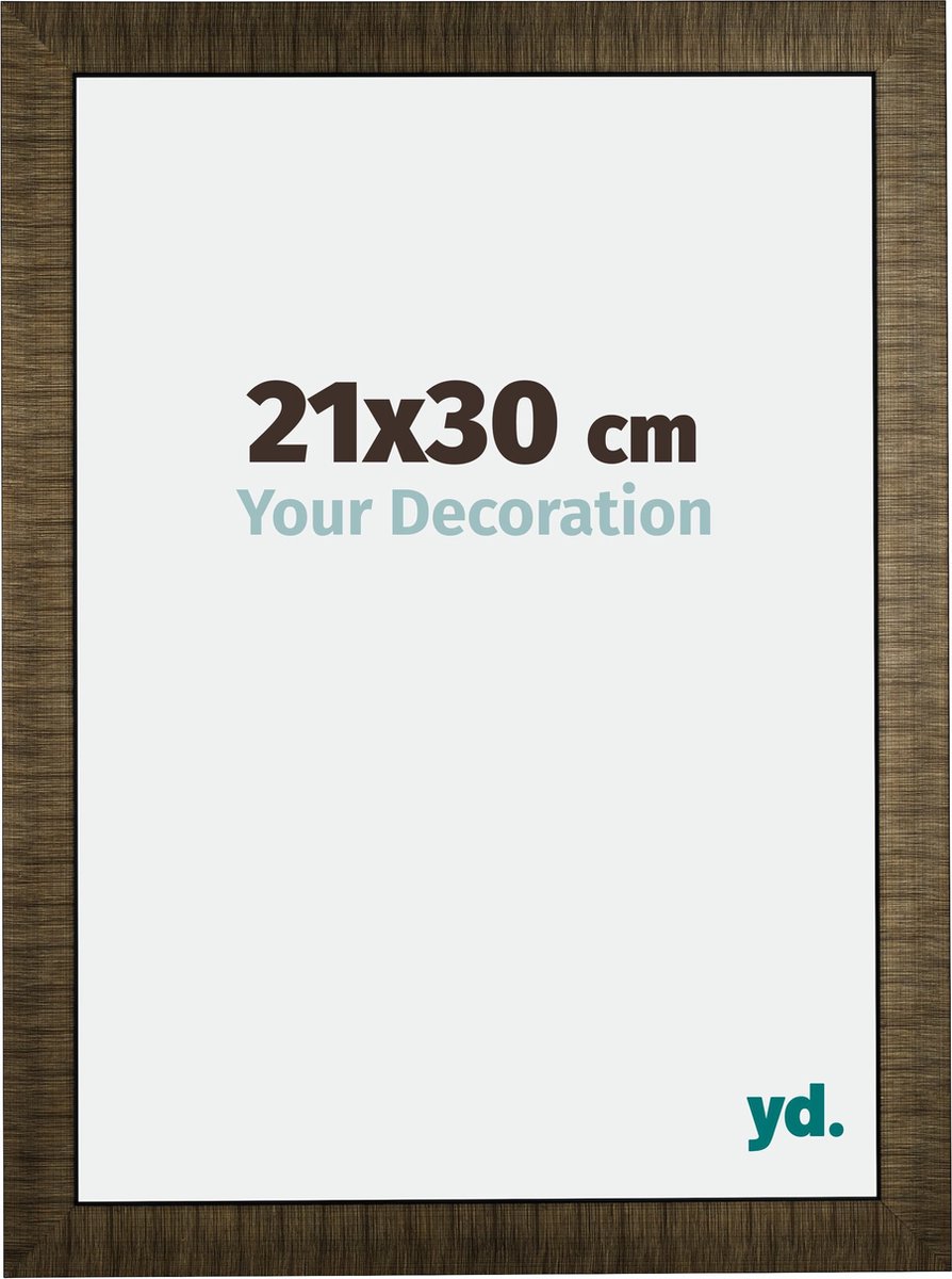 Your Decoration - Fotolijst 21x30 cm - Hout - Champagne Geborsteld - Leeds