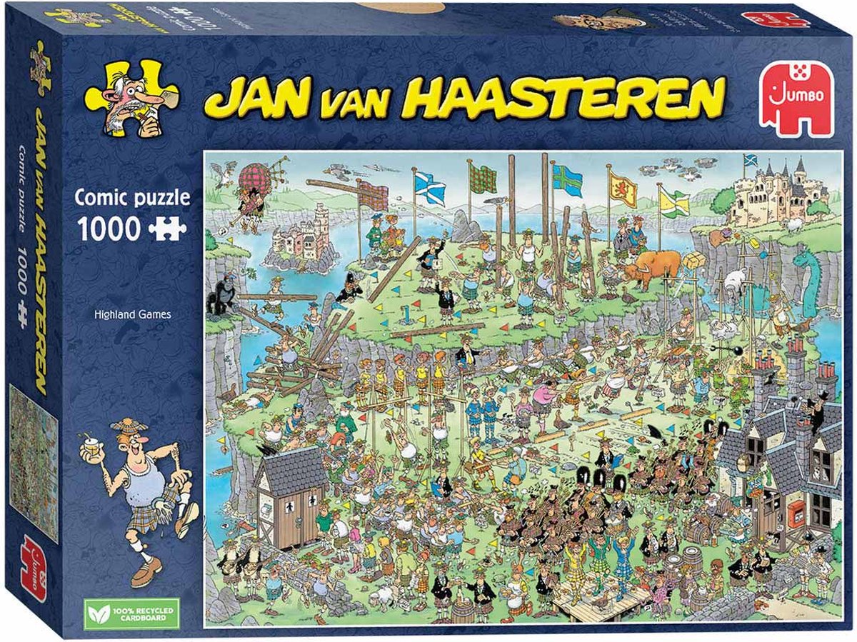 Jan van Haasteren Highland Games puzzel - 1000 stukjes