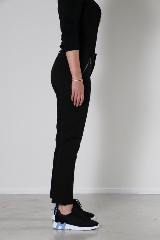 Pantalon New Star - Pantalon slim noir Sydney L31 Taille 40