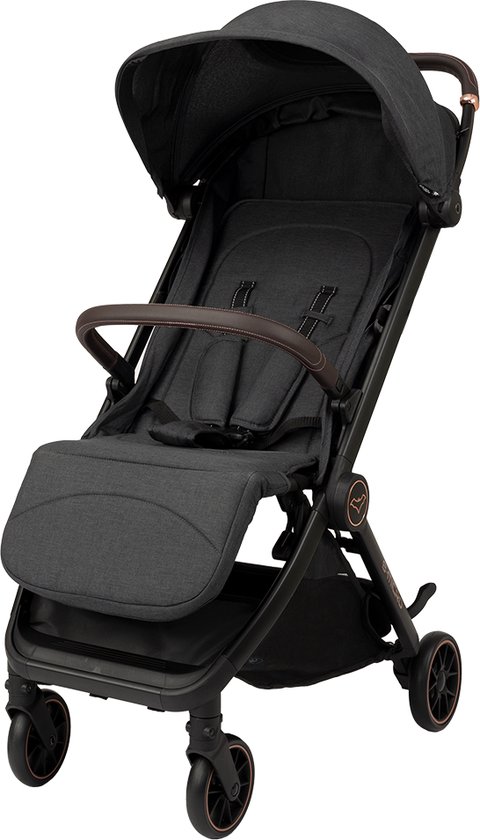B-Micro Buggy - Donker Grijs - Geschikt vanaf de geboorte tot 22 kg - Voetensteun verstelbaar
