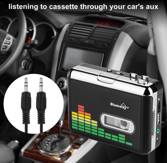 Zerone Portable Audio Cassette Converter, USB
