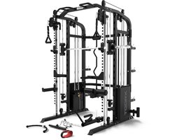 Toorx Professional 3-in-1 Multifunctional Smith Machine - Power Rack ASX-4000 Full Option