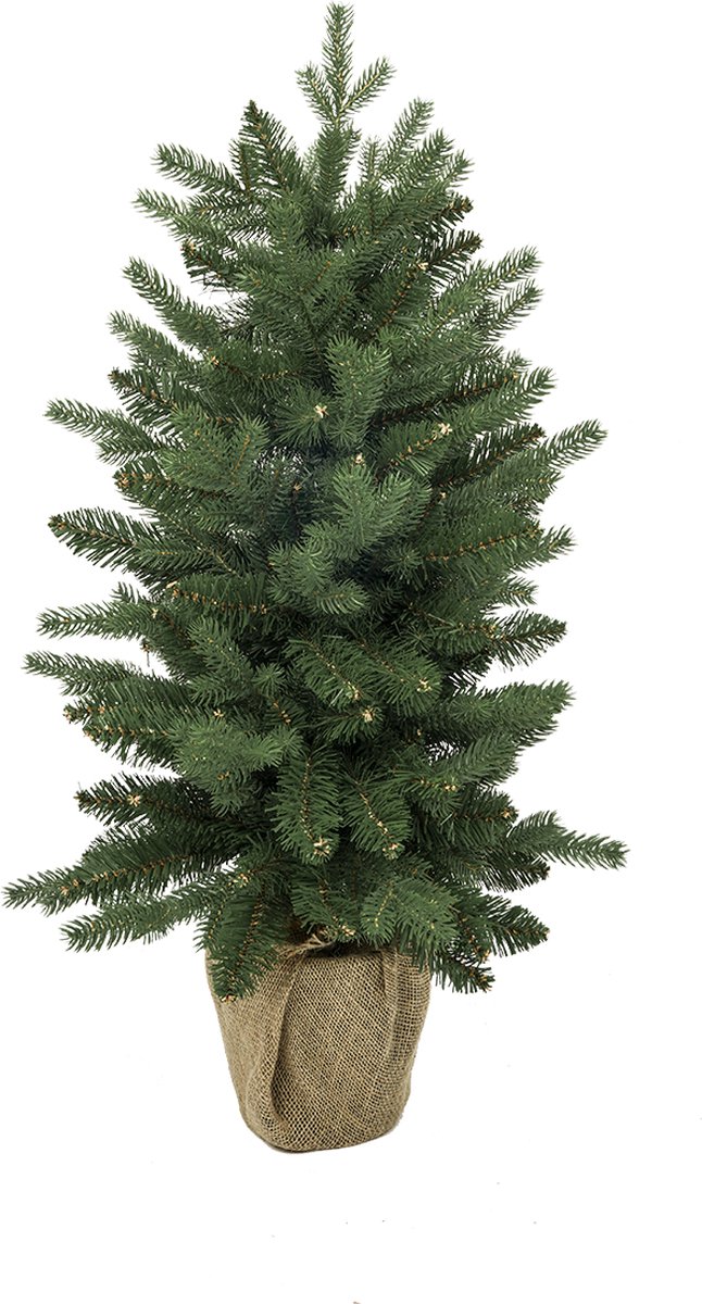 Little Grove mini kunstkerstboom Noorse Spar - PE en PVC - H90 x Ø61 cm