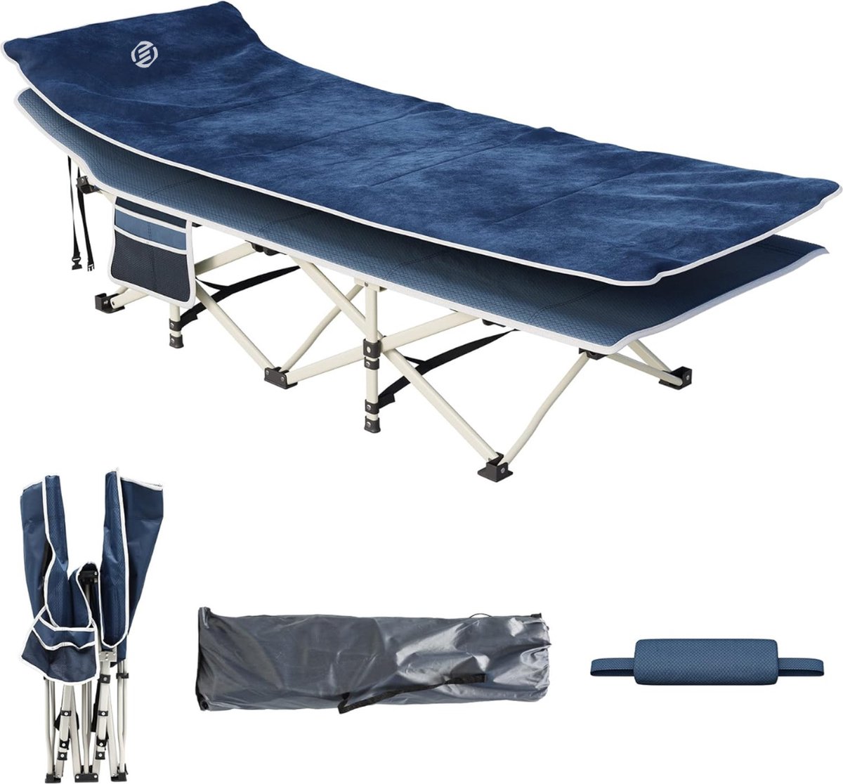 Equivera Veldbed - Kampeerbed - Veldbedden - Veldbed Kamperen - Kampeermatras