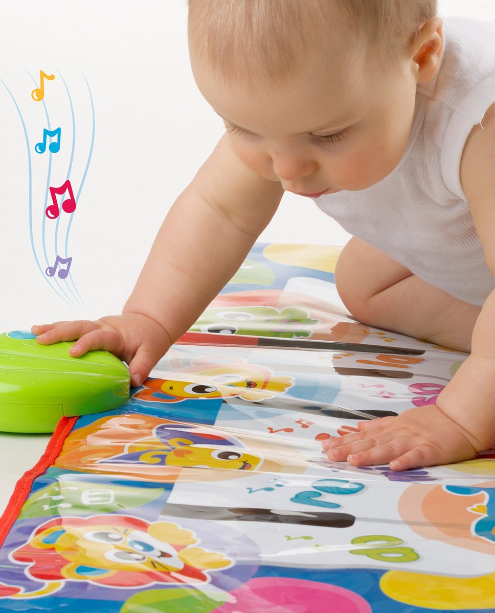Playgro Muzikale Piano mat - Speelgoed Baby - Speelgoed 1 jaar - Interactief babyspeelgoed - Pianomat - Dansmat Jumbo - Baby Speelgoed Muziekinstrument - Interactief speelgoed Baby - Educatief speelgoed - Kraam Cadeau - Speelgoed met geluid — afbeelding 18