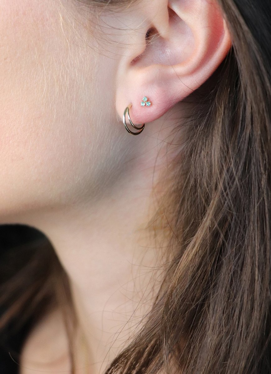 Jackie Topaz Studs 585