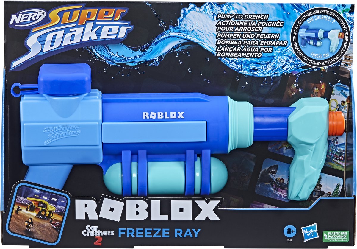 NERF Super Soaker Roblox Car Crushers 2: Freeze Ray Water Blaster — afbeelding 2