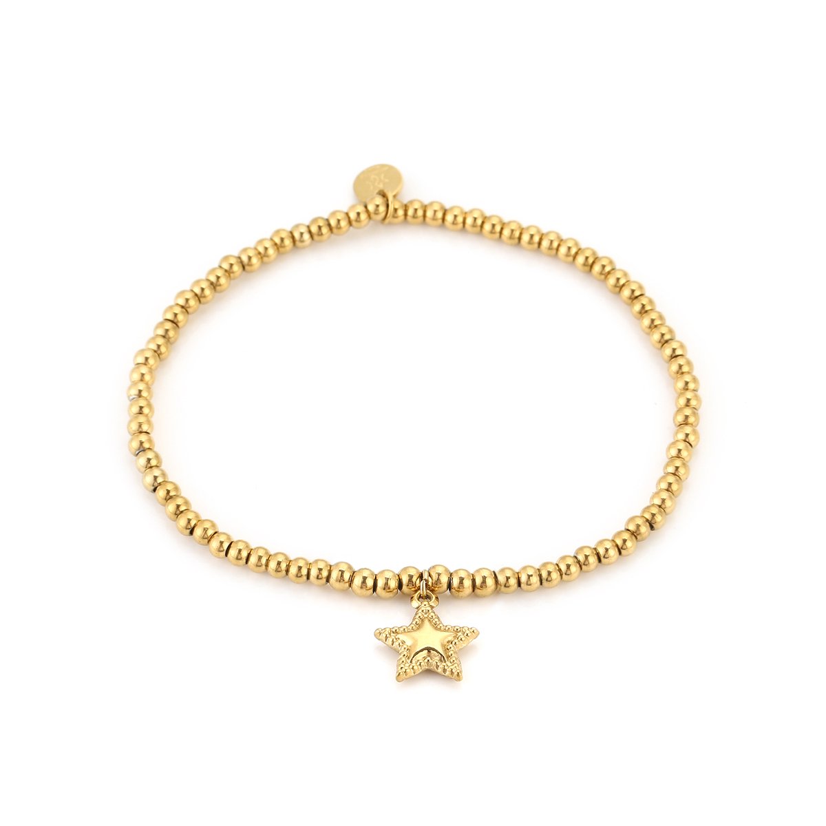 kralen armband met hangende ster goud JE16517