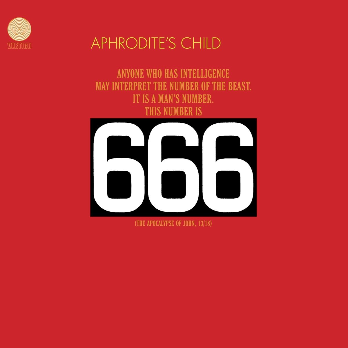 Aphrodite's Child - 666 (The Apocalypse Of John, 13/18) (2 LP)