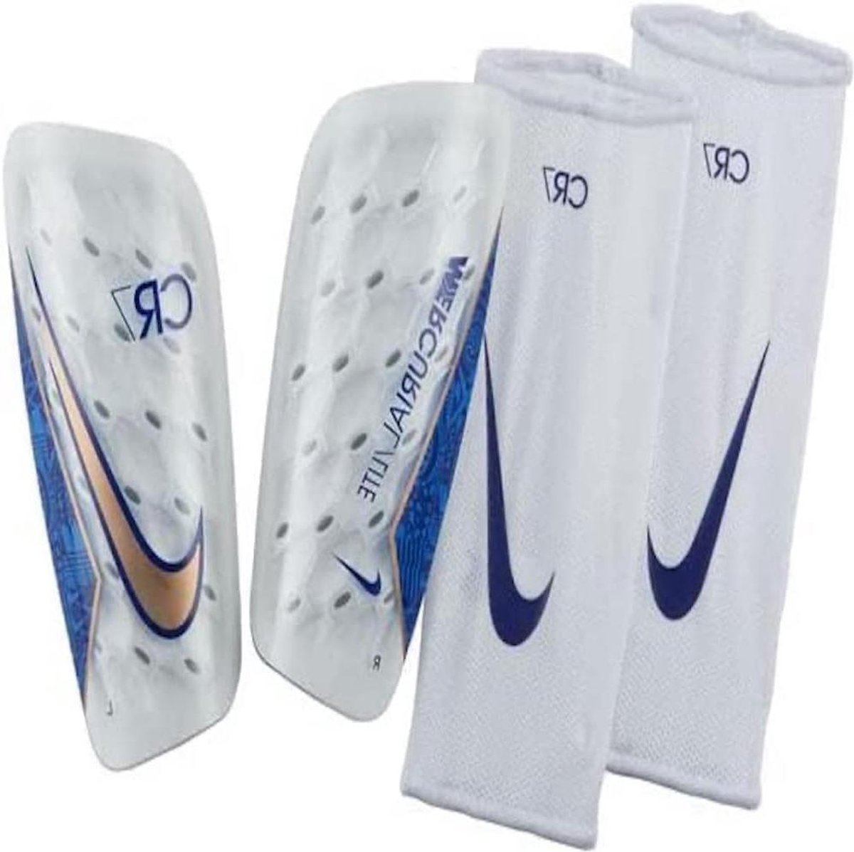 Mercurial Lite Cr7 scheenbeschermers helder-concord metallic koper - Unisex, maat L UK