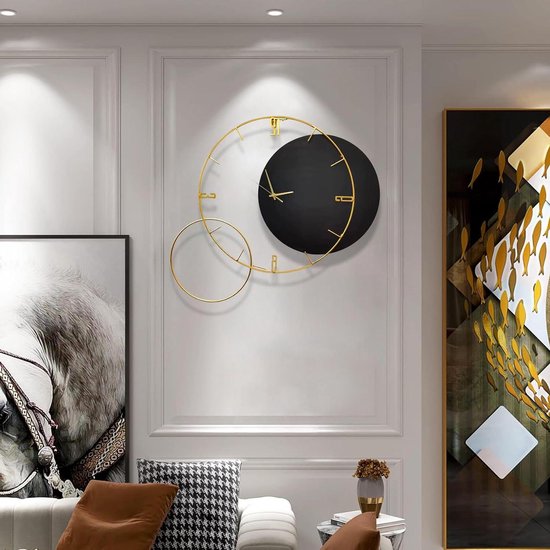 ACCSHINE Keukenklok, grote wandklok, zonder tikkende geluiden, geruisloos, 30 cm, kwarts, werkt op batterijen, wandklok, gemakkelijk te lezen, voor kamer, thuis, woonkamer, keuken, slaapkamer, kantoor