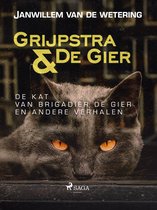 Boek 'Grijpstra & De Gier: De kat van brigadier De Gier en andere verhalen' met een zwarte kat met oranje ogen.