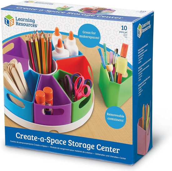 Rangement Salle De Classe Learning Resources Create-a-Space Storage Center - Classroom Craft Desk Tidy 765 Organisation Bureau école