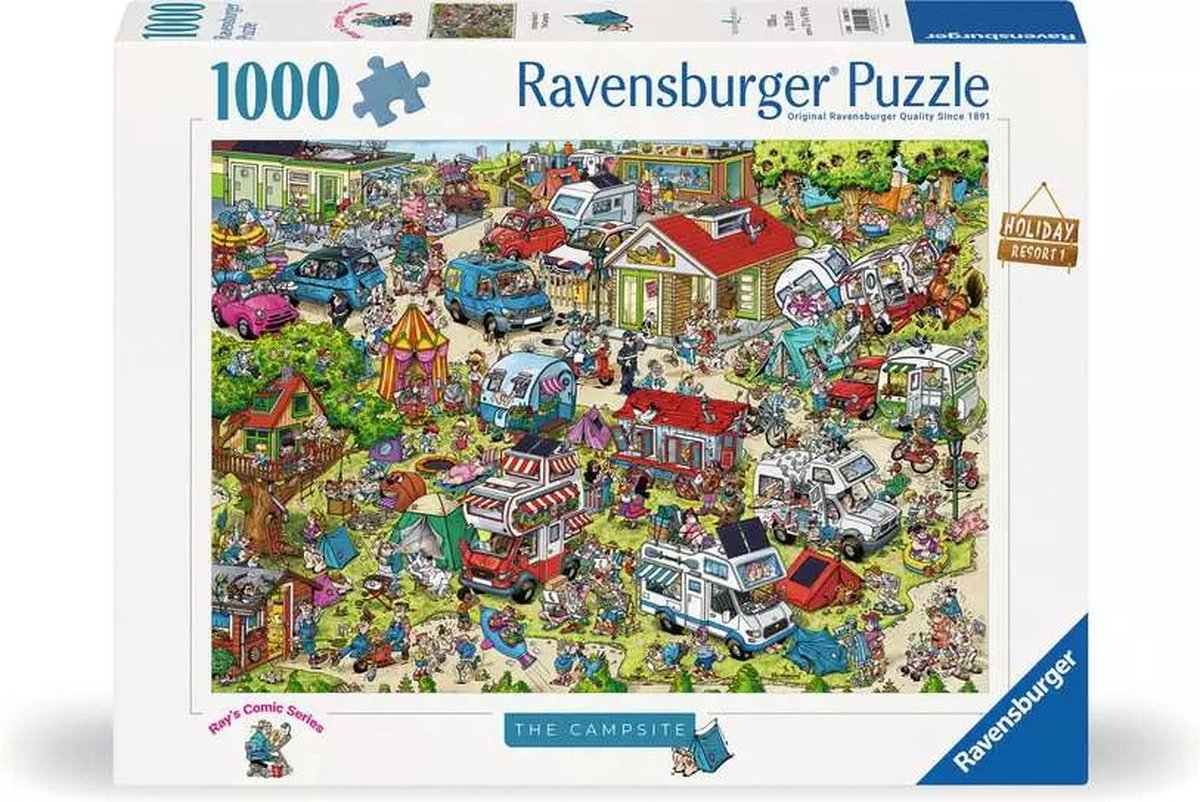 Holiday resort 1: The campsite 1000 stukjes