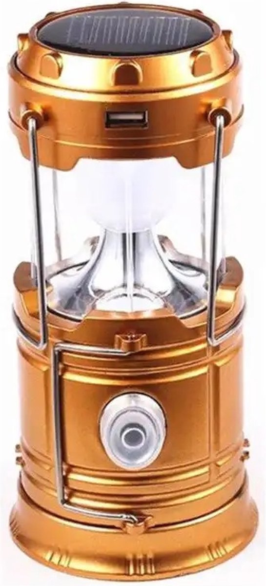 HOGA - Kampeerlamp - Campinglamp - Bronze - Lantaarn - Tentlamp - Luxe - Duurzaam - Fel licht - Werklamp - Tafellamp - Camping