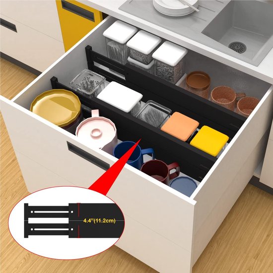 Ladeverdeler - Verstelbaar (2 st) – Perfect Organized Amsterdam