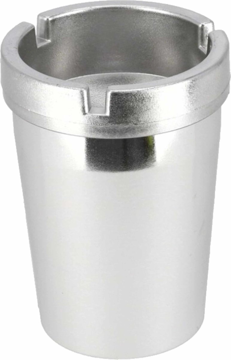 Goedkoopste 1x Auto asbakken zilver 11 x 8 cm - Geurvrije/rookvrije auto asbak