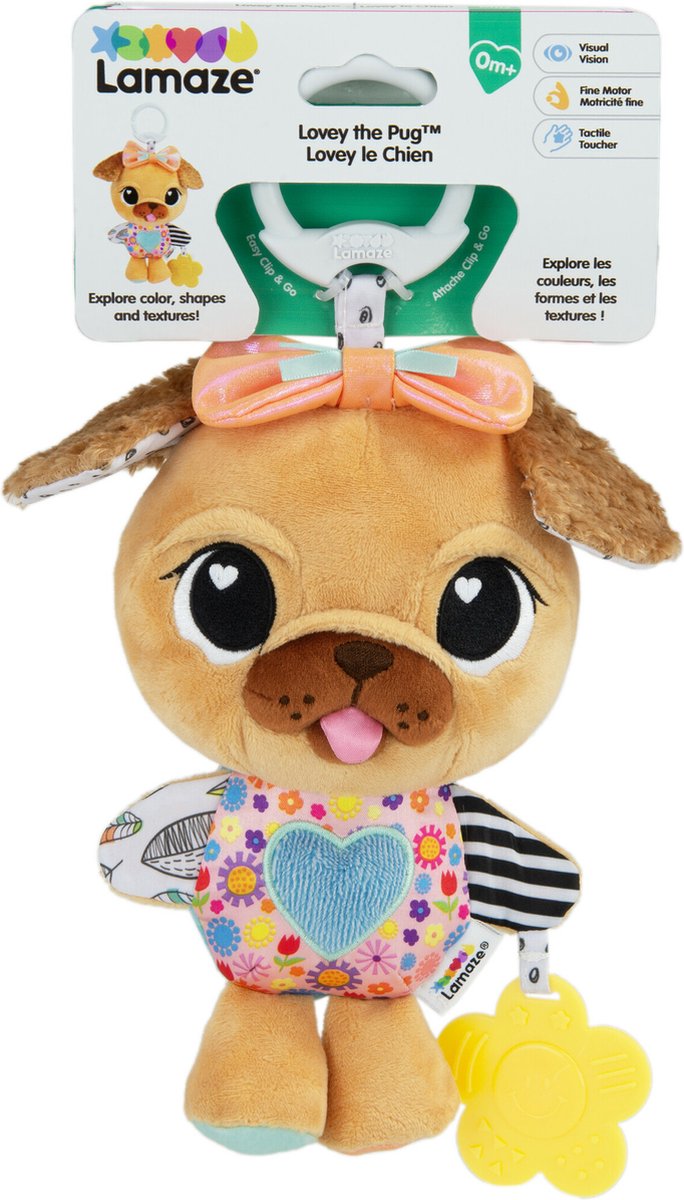 Lamaze Lovely de Hond - Educatief babyspeelgoed - Spelen en ontdekken - Knuffel — afbeelding 2