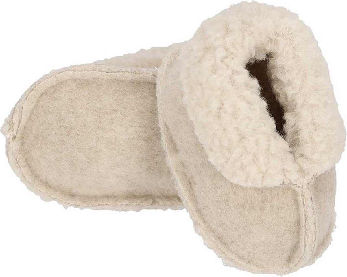 Apollo babies booties knit giftbox light beige