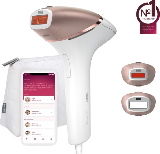 Philips Lumea Prestige 8000 series - IPL Ontharingsapparaat - twee opzetstukken - BRI945/00