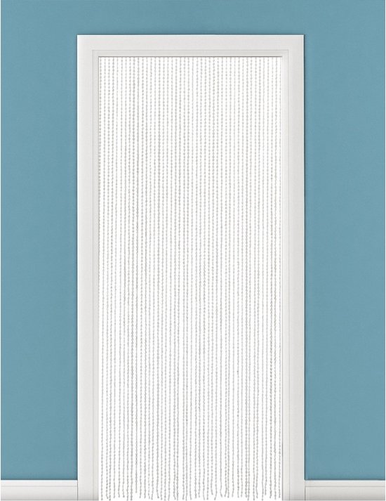 Deurgordijn met transparante slierten 90 x 220 cm | Fun en Feest