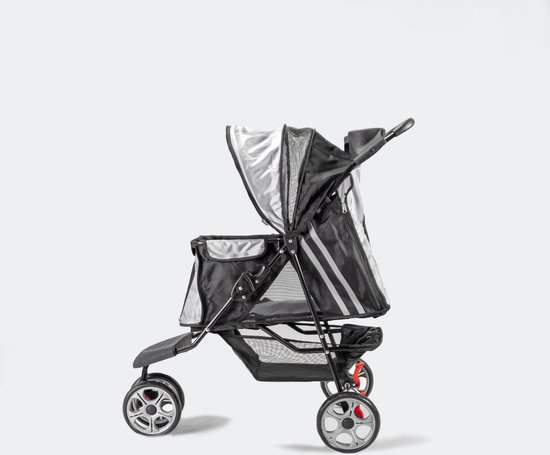 InnoPet All Terrain - Hondenbuggy - Zwart/Zilver - 85x52x96cm