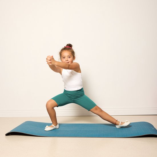 Merry Style MS-MS10-227-LE Meisjes Leggings - Sport - Vrijetijdsbroek - Kort - Katoen - Sporbroek - Yogabroek - Donkerturquoise - 158 van Merry Style — afbeelding 2