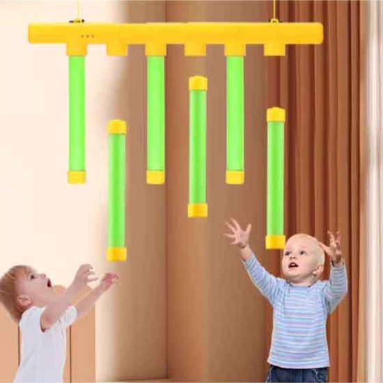 is a Hand Eye Coordination tool,and a Challenge Falling Sticks Game For Kids Stick Catching Game and Training their reaction ability and skill