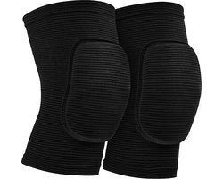 L - Zachte en ademende kniebeschermers voor volleybal, dansen, voetbal, yoga, basketbal en skaten - beschermende kniebeschermers voor volwassenen en kinderen - Kniebeschermer dans | Kniebescherming sport | Knie beschermer | Kneepad | Knie pad