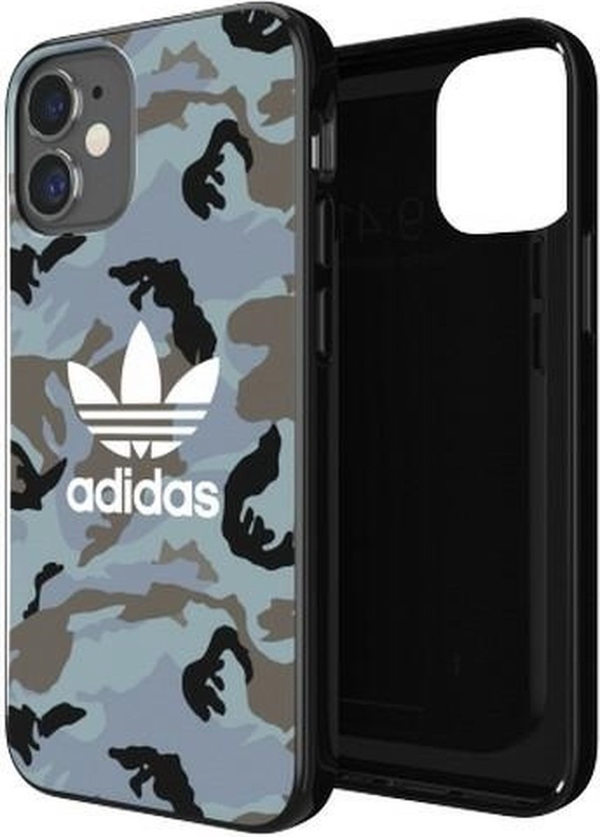 adidas Snap Case Camo AOP TPU legerprint hoesje voor iPhone 12 mini - blauw