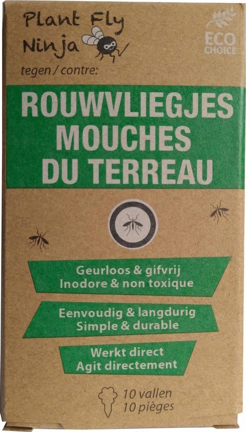 Gele bloem vangplaten voor de biologische bestrijding van rouwvliegjes