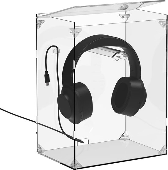 Duidelijke Acryl Case Box Stofdichte Cover voor Miniatuur Pop Figuur Model 5.5 cm