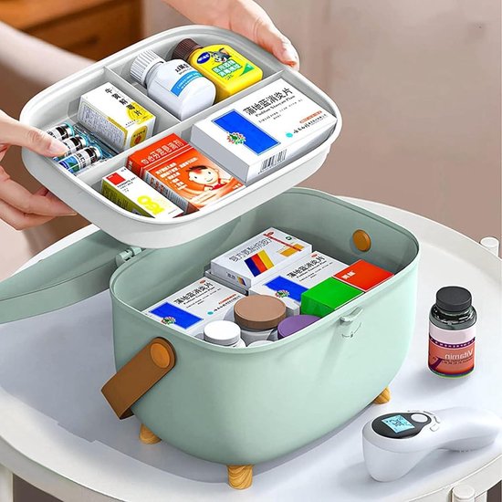 Medicijnbox, medicijnbox, medicijnbox, huisapotheek met 2