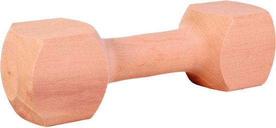 Trixie houten apporteerblok gehoekt 400 gr