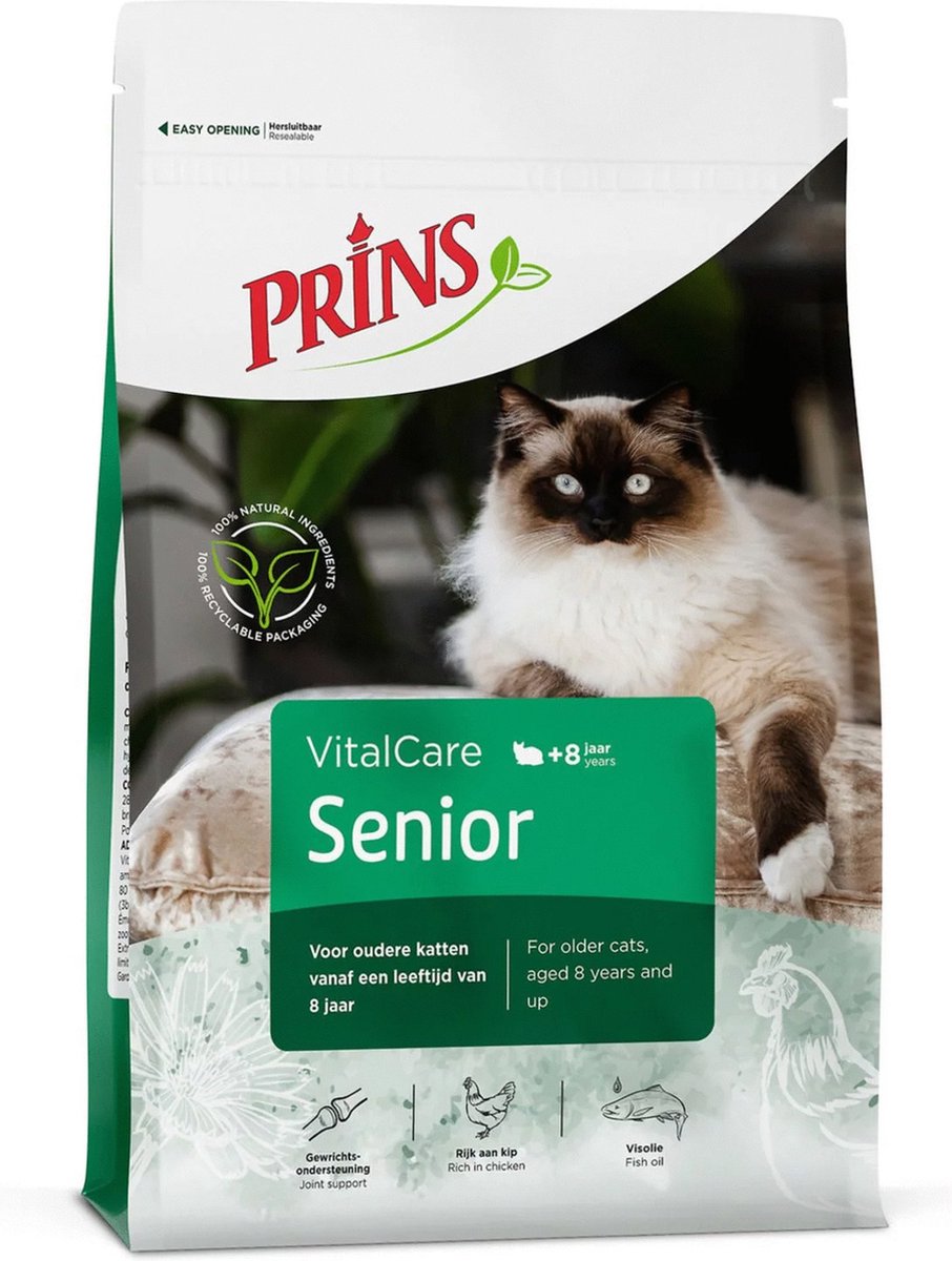Prins - VitalCare Senior - Kattenvoer - 10 kg
