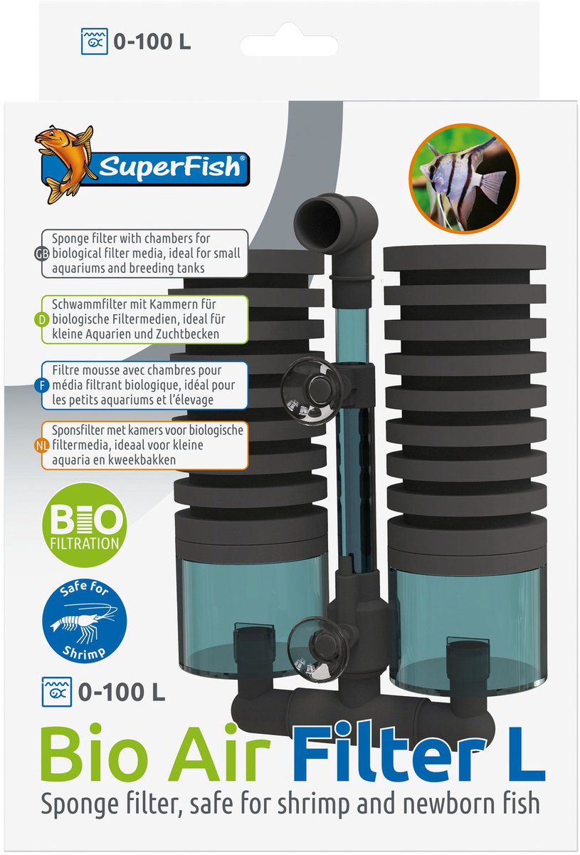 Superfish Bio Air Filter L - Intern aquariumfilter voor kleine bakken thumbnail 5