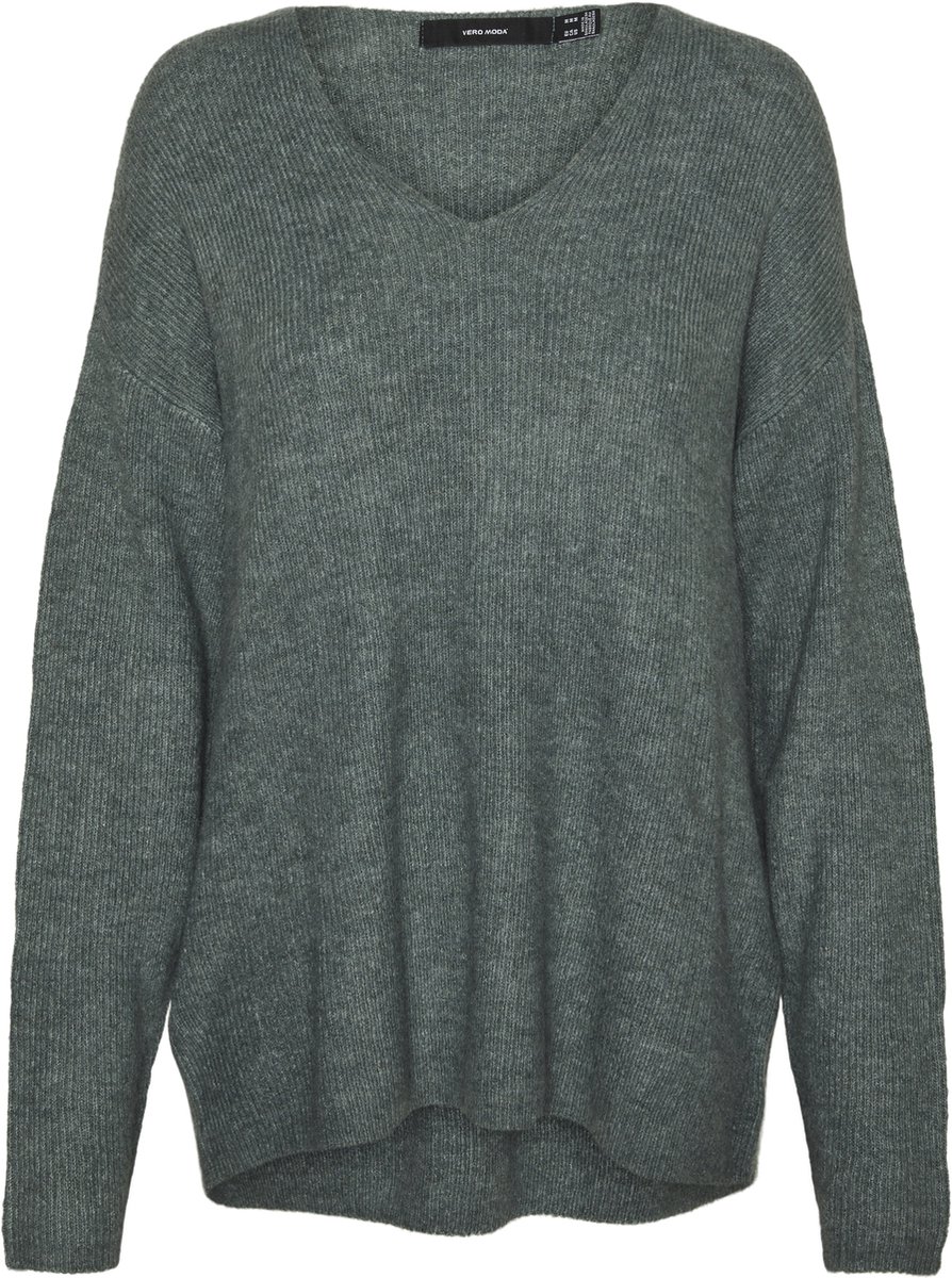 VERO MODA VMCREWLEFILE LS V-NECK BLOUSE NOOS Dames Trui - Maat XXL