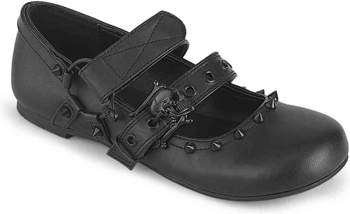 DemoniaCult - DAISY-08 Ballerina - US 7 - 37 Shoes - Zwart