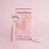 Bol.com ecotivity® Safety Razor - Scheermesjes - Scheermesjes vrouw - Scheermes - Comfortglide Breeze - Mesjes Met Beschermende ... aanbieding
