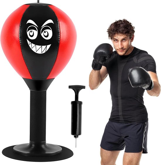 TMISHION boxe de bureau Sac de boxe en PU de bureau balle de vitesse TMISHION boxe de bureau Sac de boxe en PU de bureau balle de vitesse