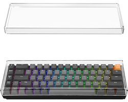 Toetsenbord Stofkap Clear Acryl Cover - 68 toetsen - Keychron K7 K6 Pro RK ROYAL KLUDGE RK68