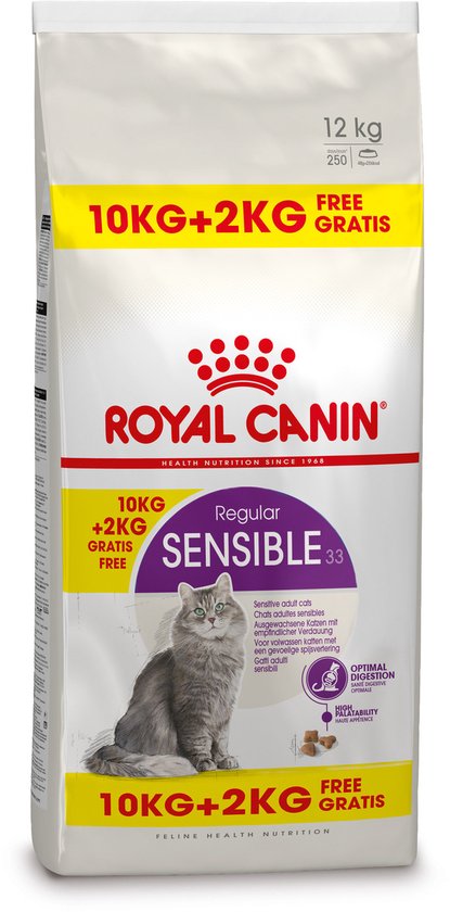 Royal Canin Sensible 33 - Kattenvoer - 12 kg Bonusbag