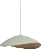 Bol.com Light & Living Hanglamp Lonia - Papier Maché - 71cm - Crème aanbieding